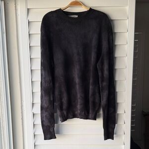 Rag & Bone Men’s Tie-Die Black Sweater